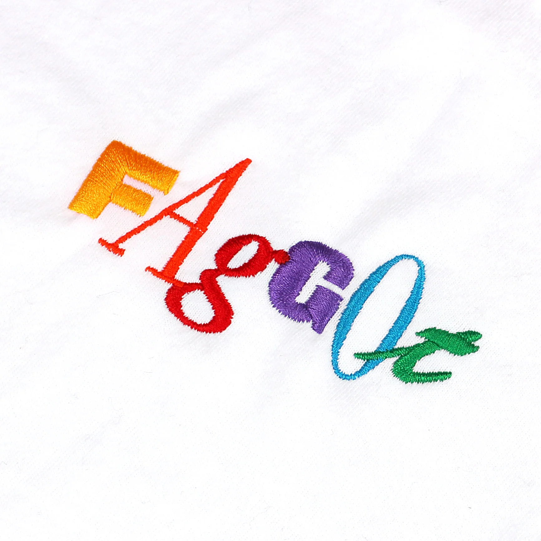90's Style Faggot Embroidered Crop Top - Image 4