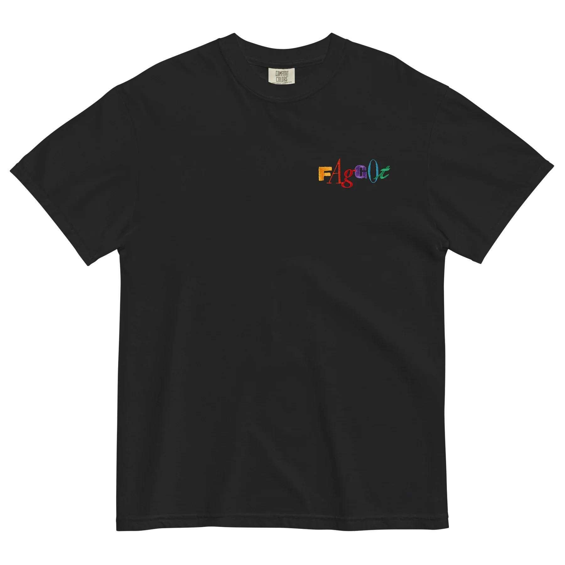 90's Style Faggot Embroidered T-Shirt - Image 3