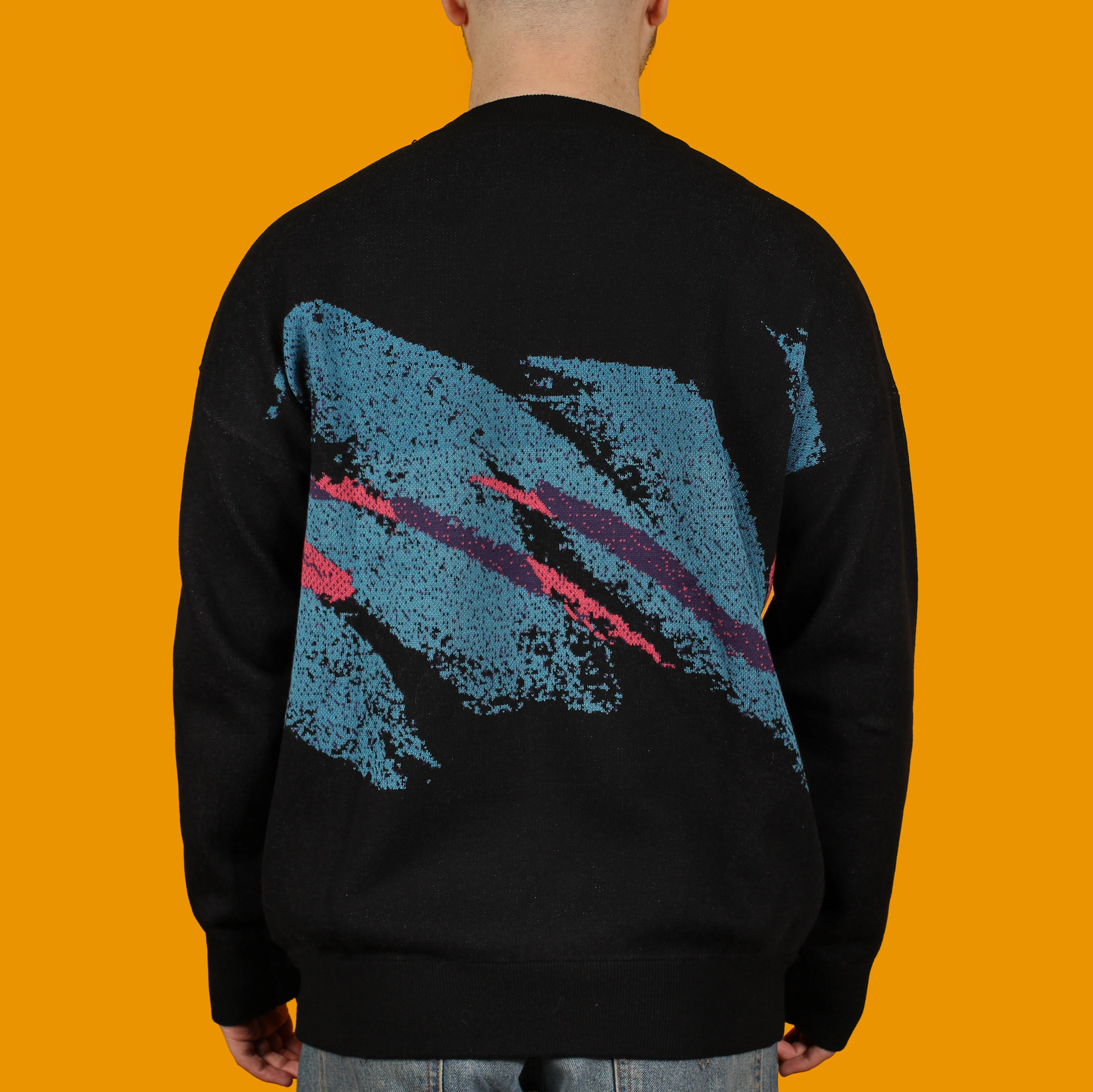 Black Jazz Cup Knit Sweater - Image 2