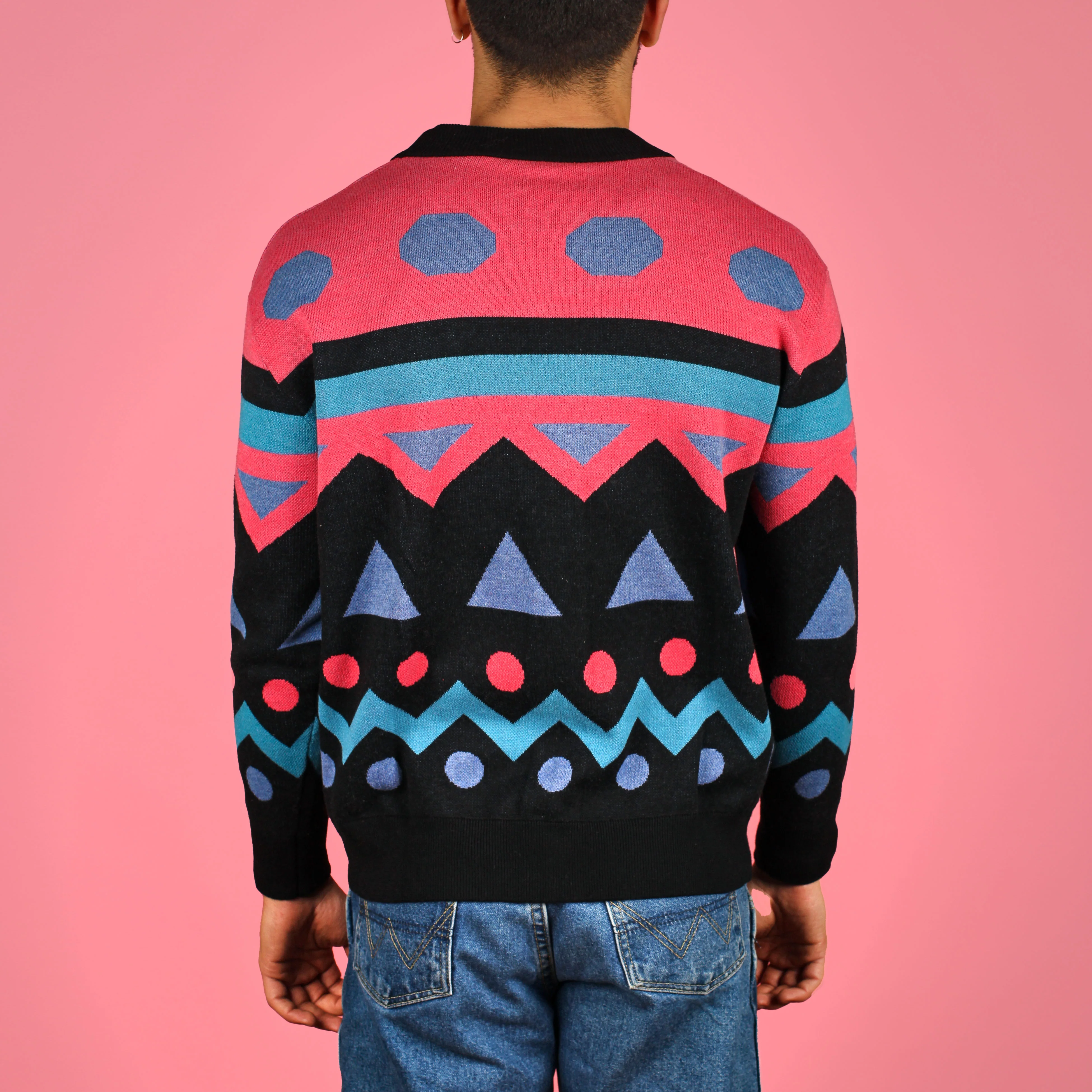 Funky 90's Knit Cardigan - Image 3