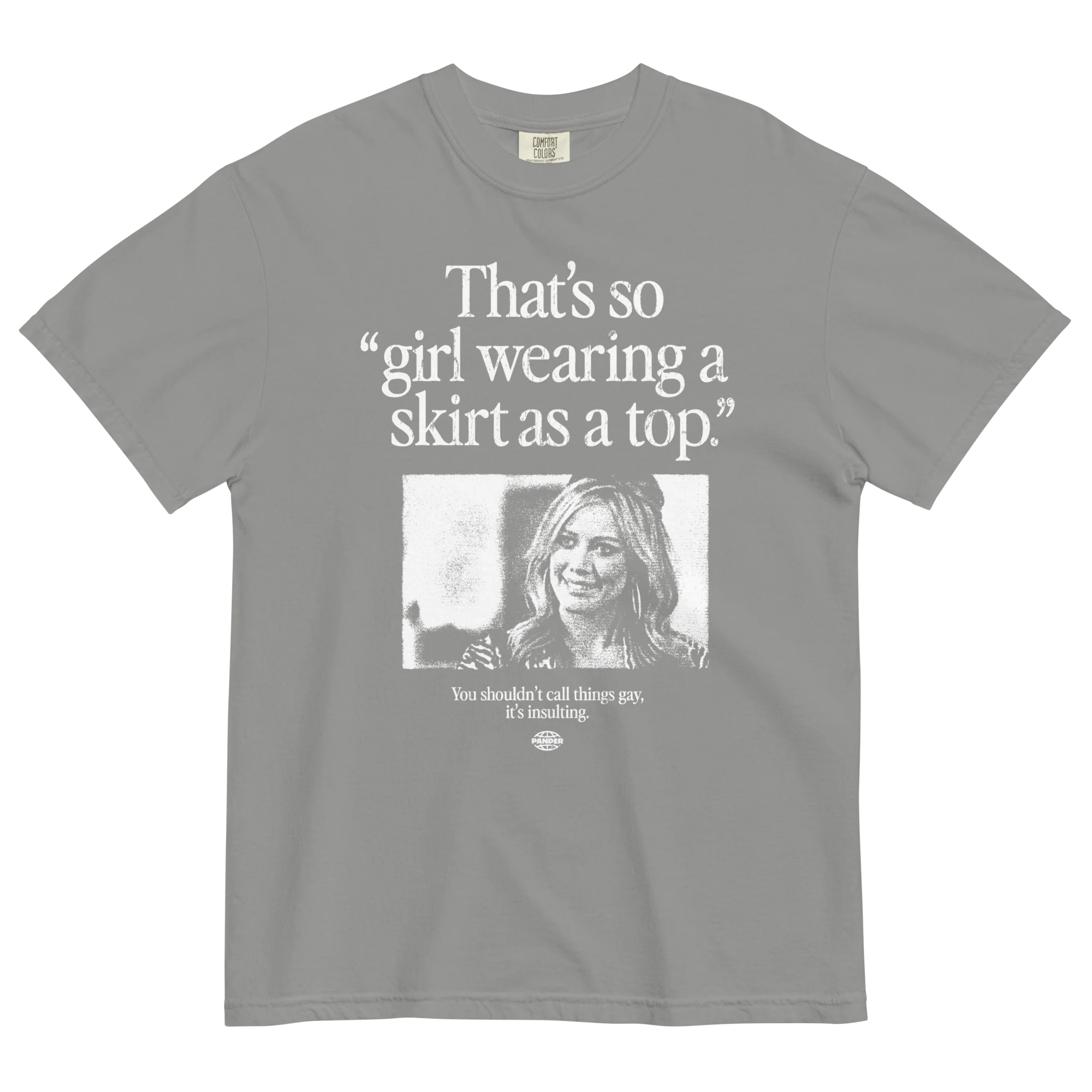 Girl Wearing a Skirt as a Top T-Shirt - Image 10