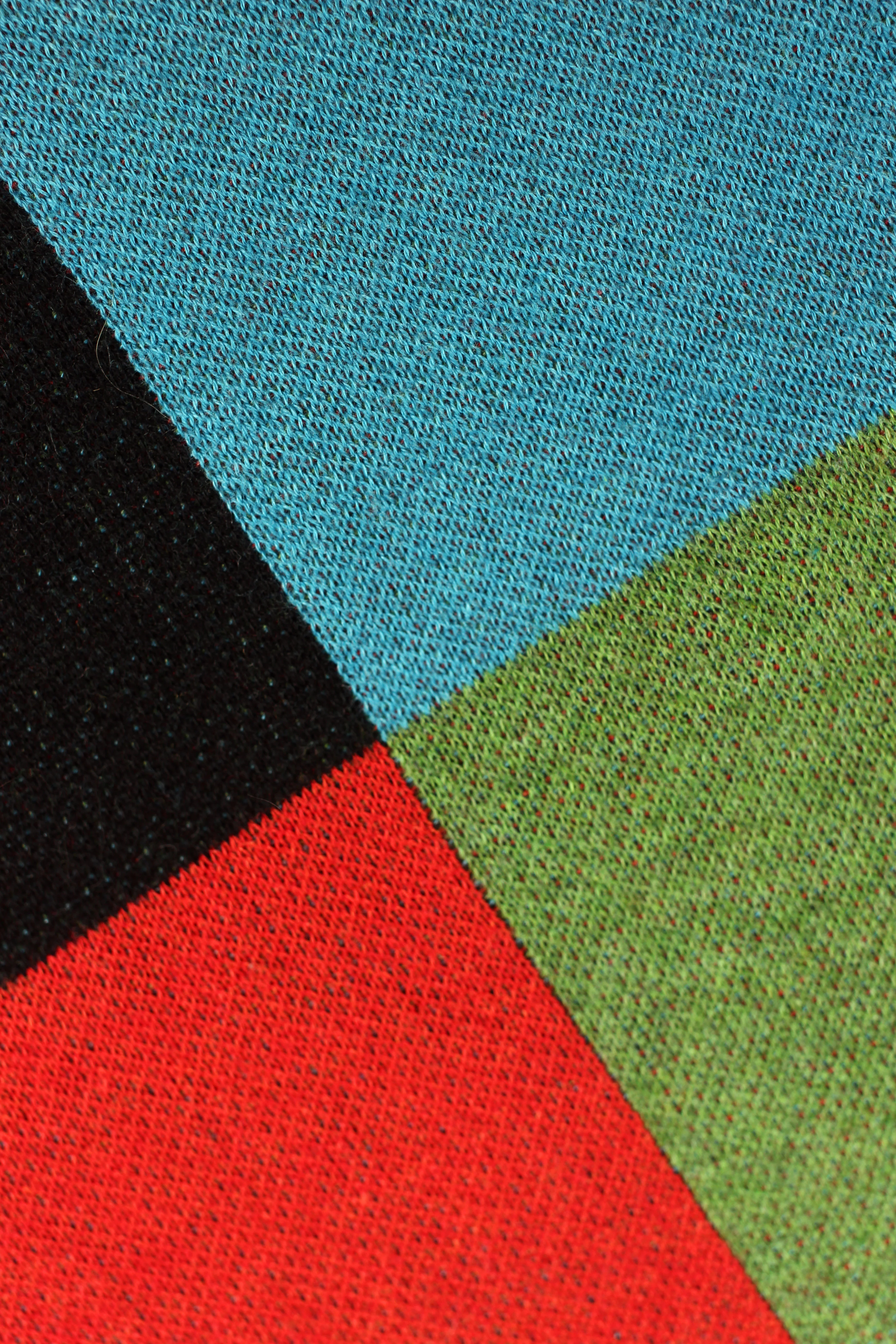 RGB Grid Block Knit Sweater - Image 5