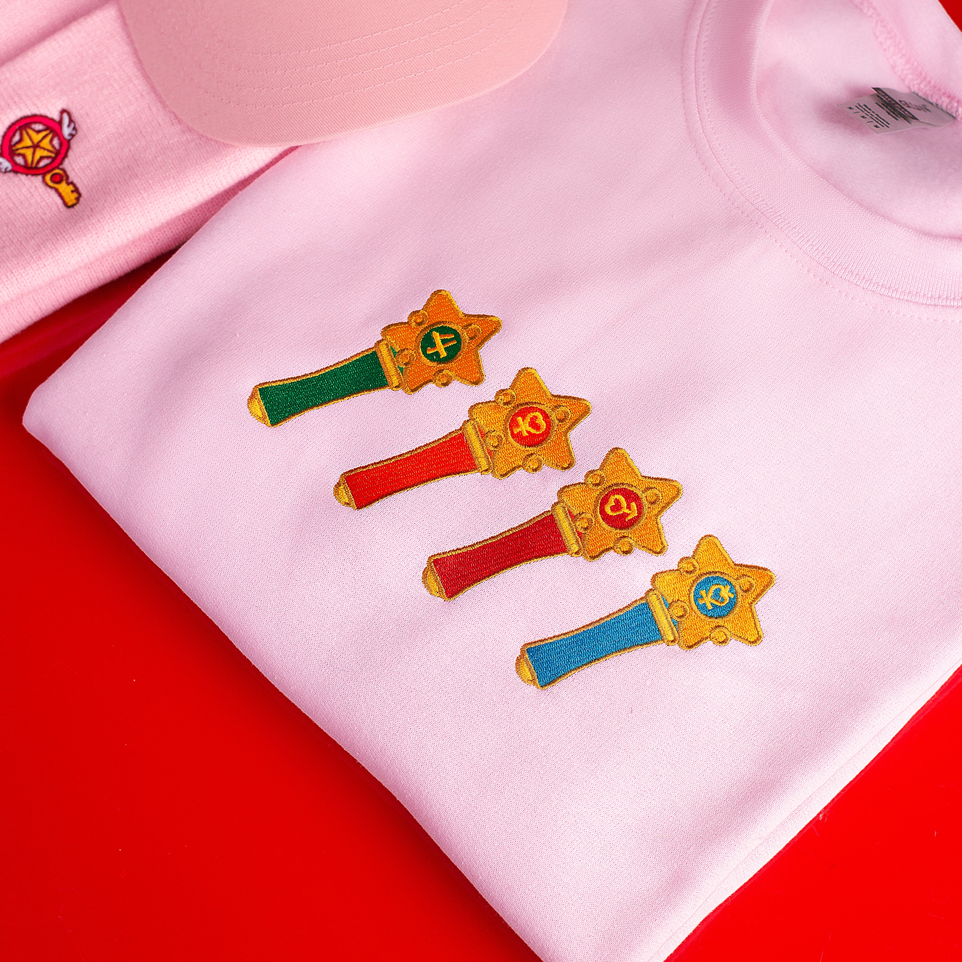 Magical Girl Transformation Wands Embroidered Sweatshirt - Image 3