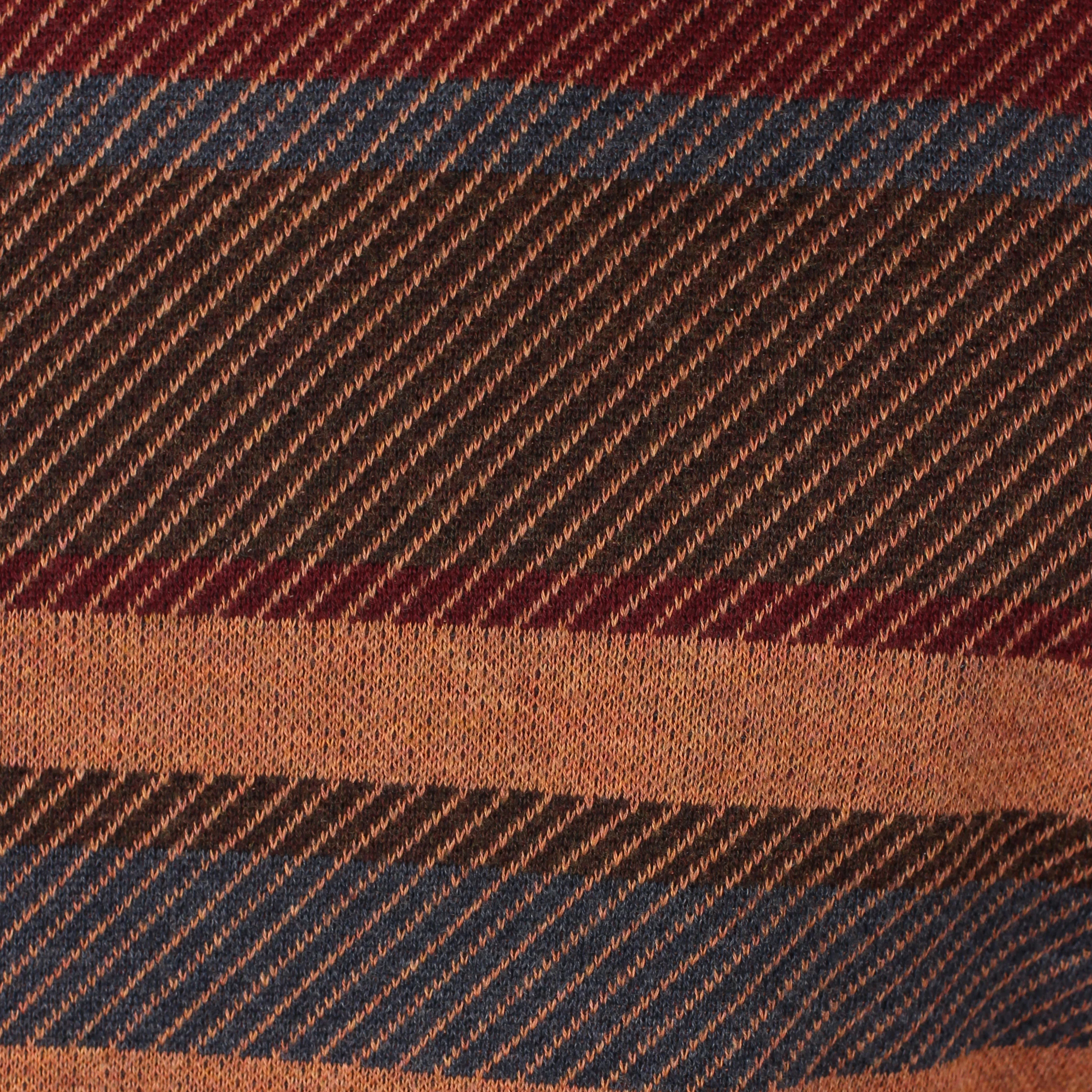 Tan & Brown Striped Knit Sweater - Image 3
