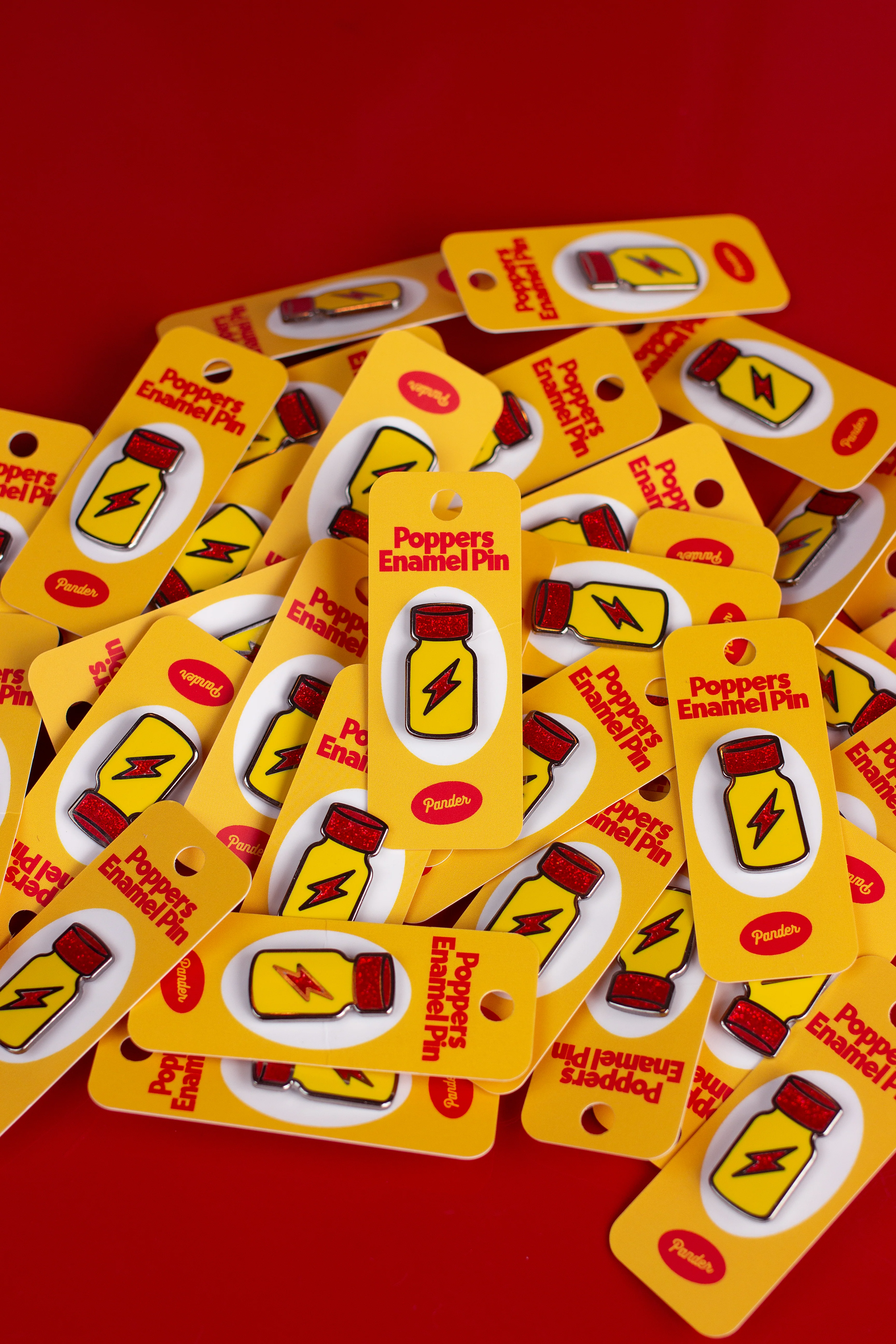 Poppers Enamel Pin - Image 4