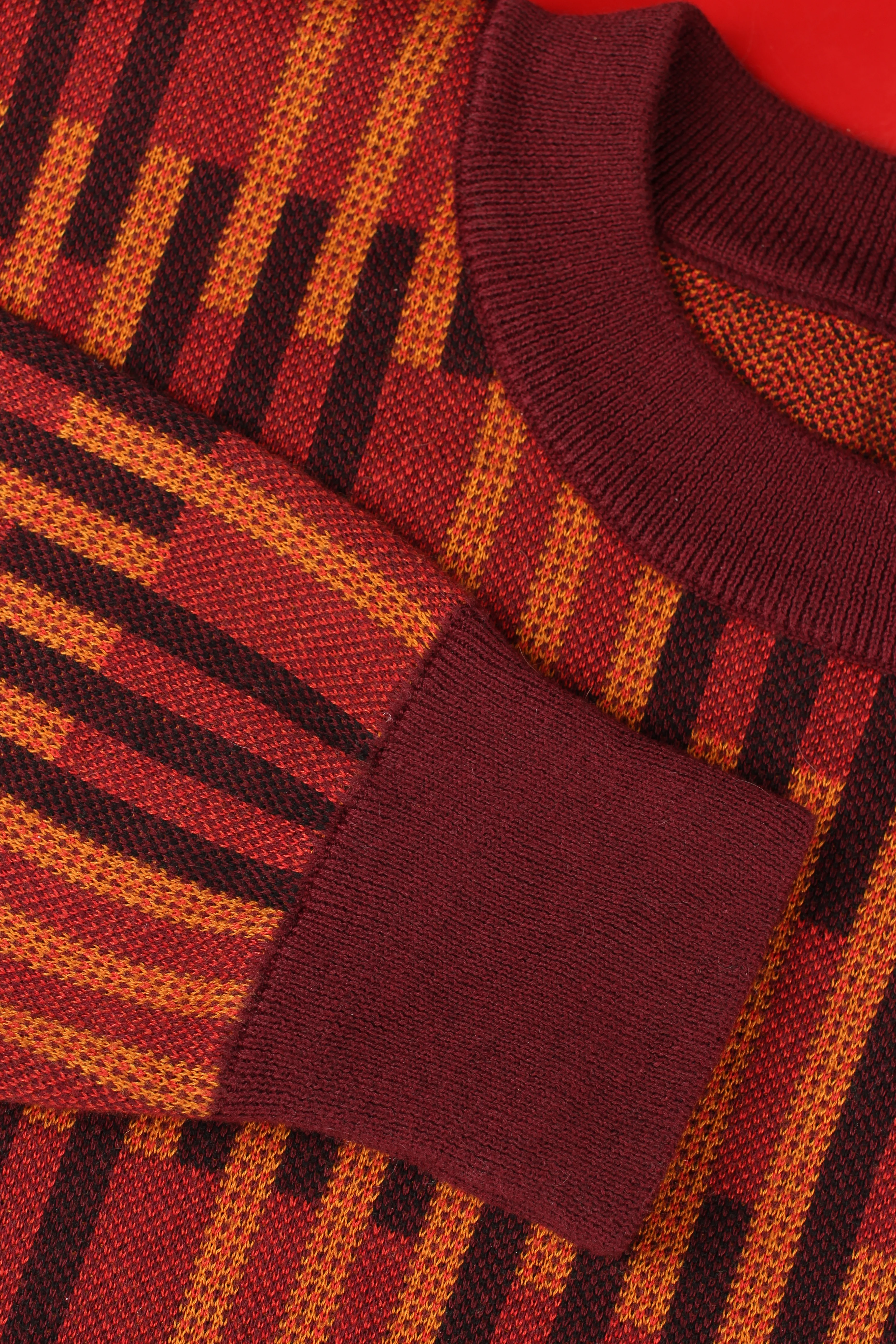 Rusted Blocks Knit Sweater - Image 2