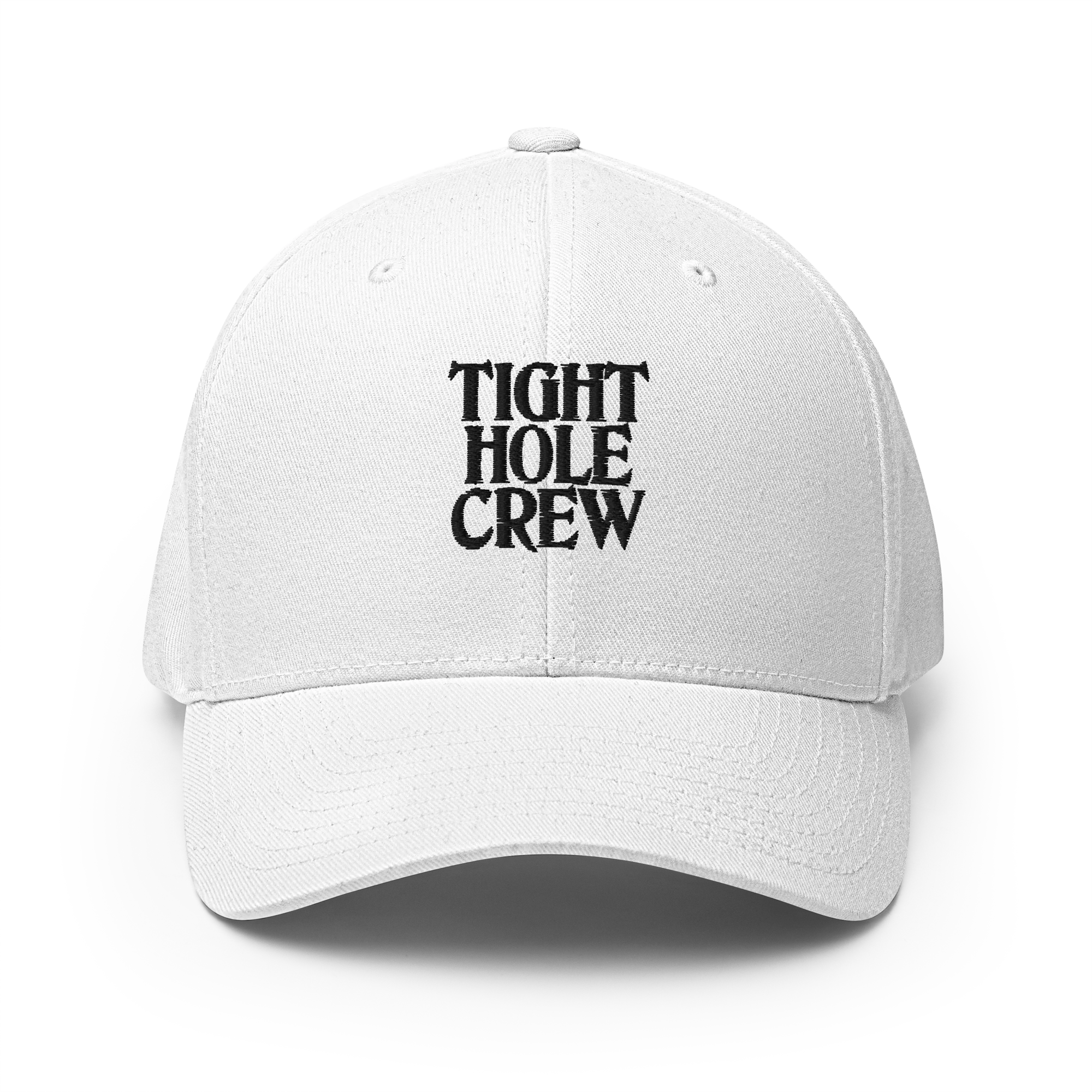 Tight Hole Crew Embroidered Hat with Flex-Fit® - Image 8