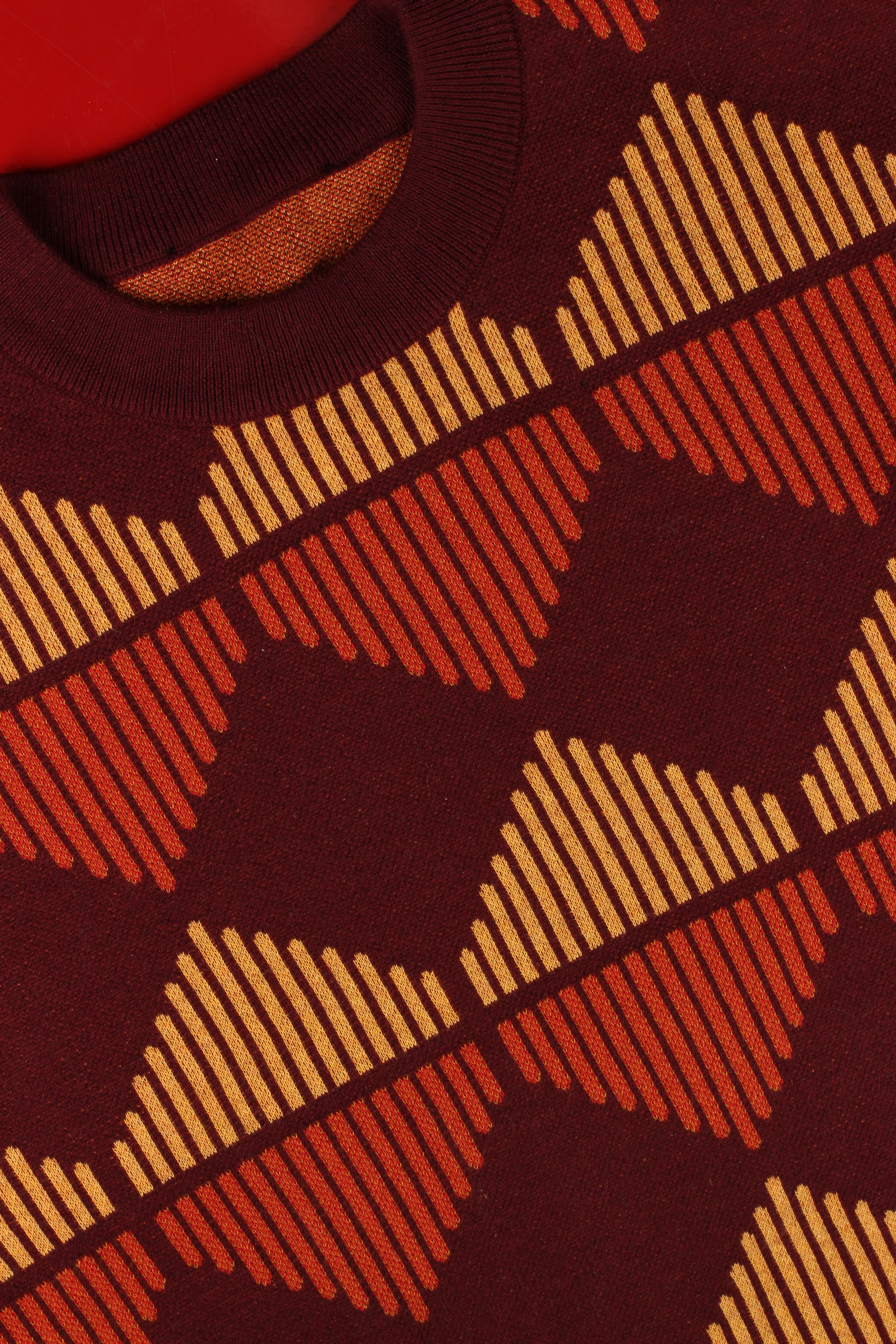 70's Diamond Knit Sweater - Image 2