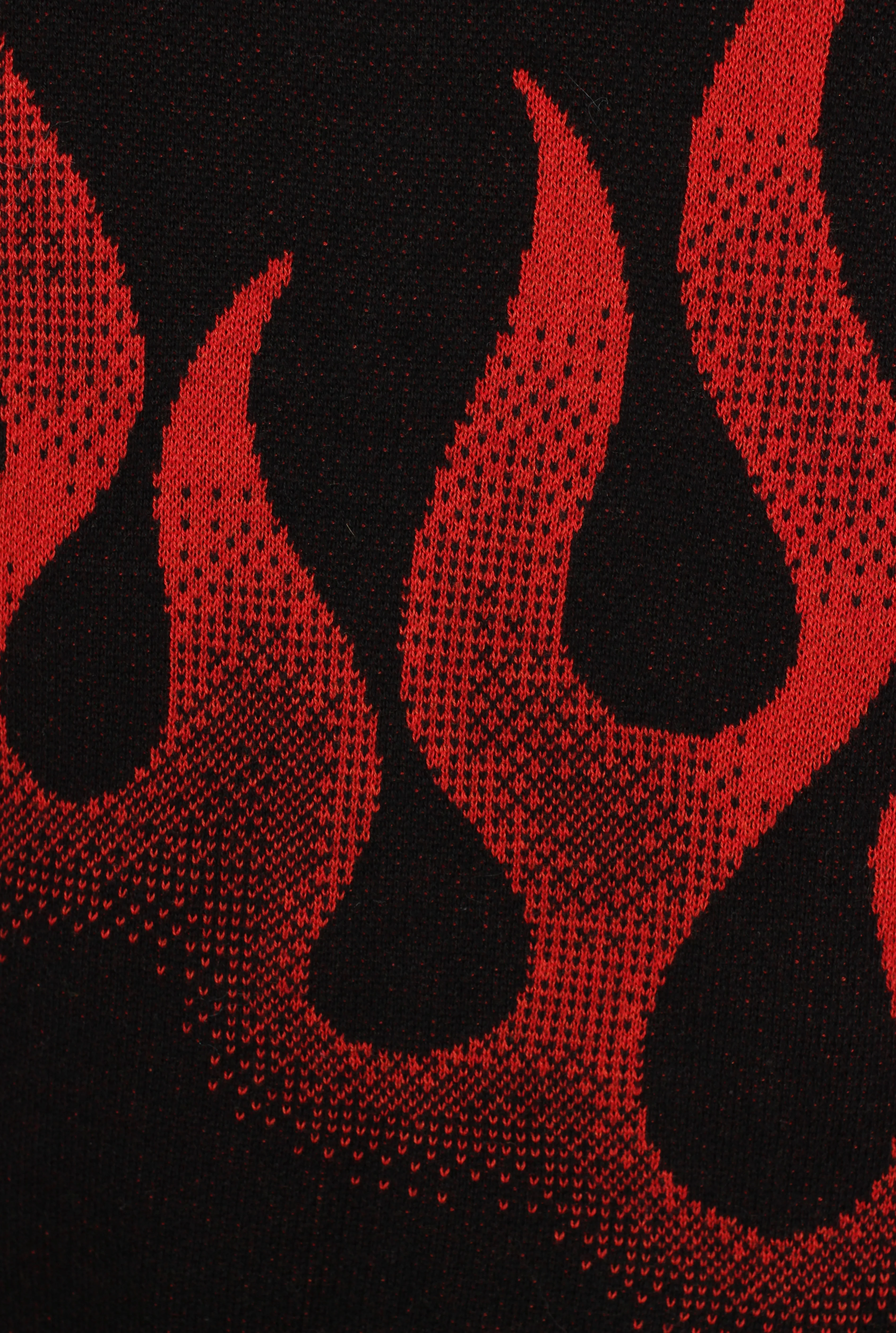 Y2K Flames Knit Sweater - Image 3